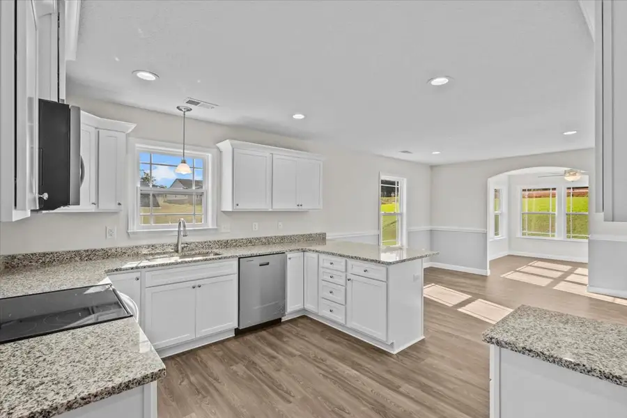 Representative furnished interior of a home built from the Morgan by Enchanted Homes in Mills Gin, Campobello (Image 4).