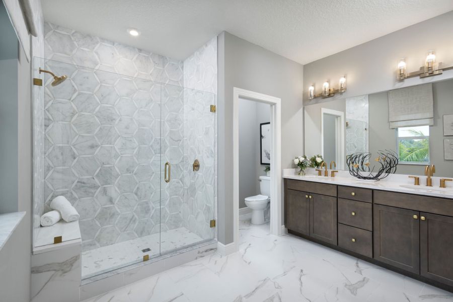 Representative furnished interior of a home built from the Shasta by Mattamy Homes in Newfield, Palm City (Image 9).