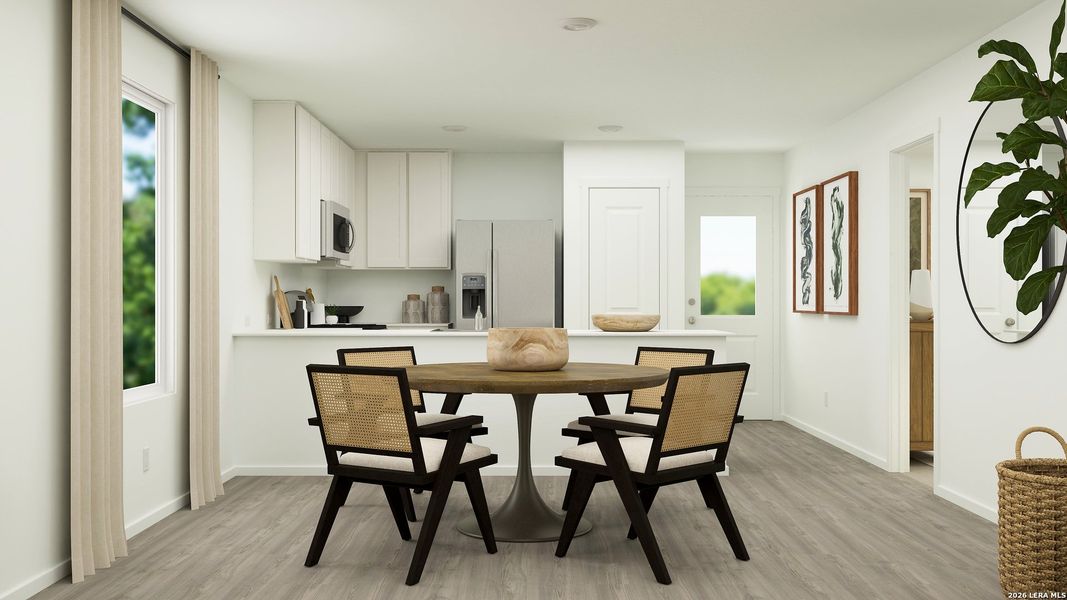 Furnished interior view inside a new home in , Kerrville (Image 9).