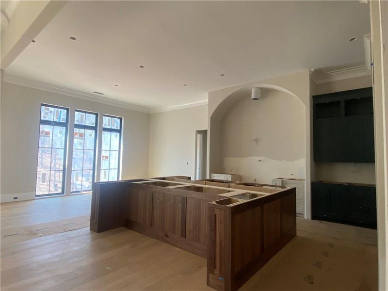 In-progress construction of a new home in , Acworth, GA (Image 11).