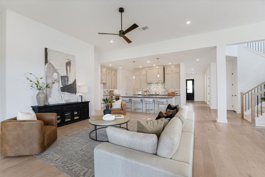 Family Room (Staged)