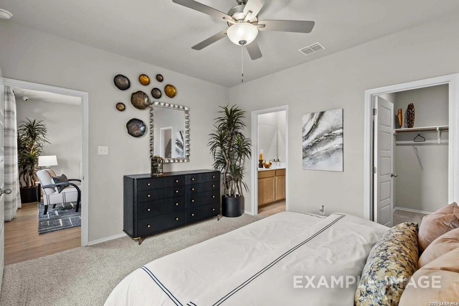 Furnished interior view inside a new home in Applewhite Meadows, San Antonio (Image 23).
