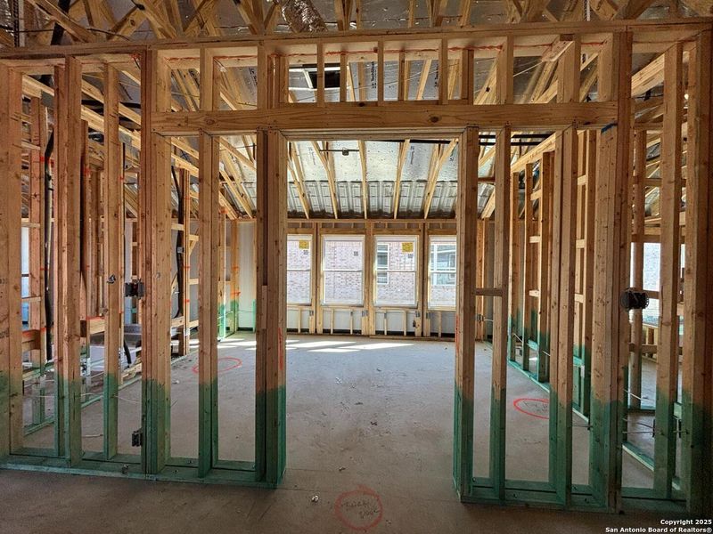 In-progress construction of a new home in Saddlebrook Ranch, Schertz, TX (Image 16).