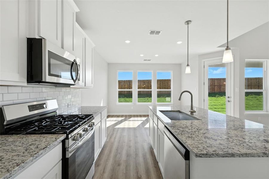 Furnished interior view inside a new home in Pebblebrook, Sherman (Image 9).