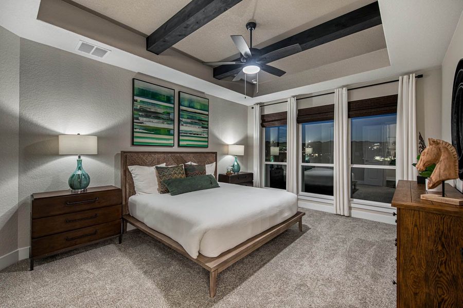 Representative furnished interior of a home built from the Brandon 60′ by Chesmar Homes in Esperanza – New Phase Now Selling, Boerne (Image 5).