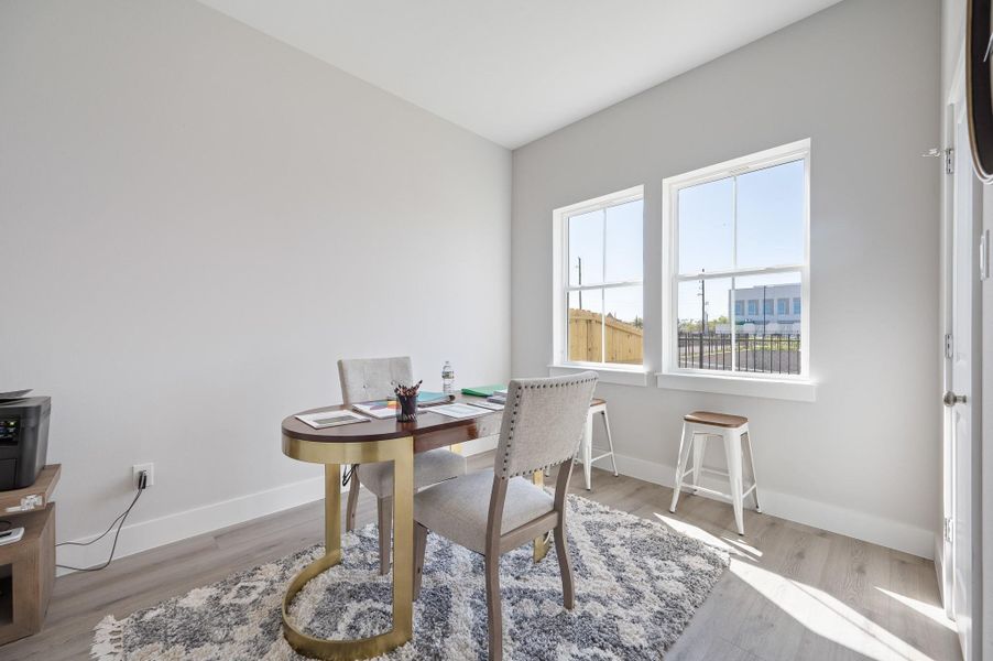 Furnished interior view inside a new home in , Houston (Image 17). Furnished interior view inside a new home in , Houston (Image 17).