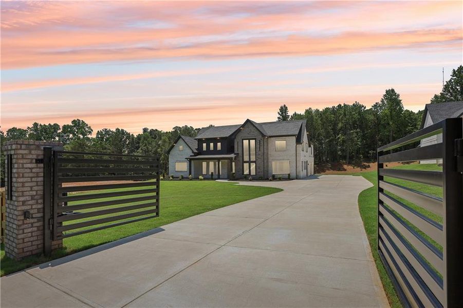 Exterior details and patio area of a home in , Braselton (Image 67).