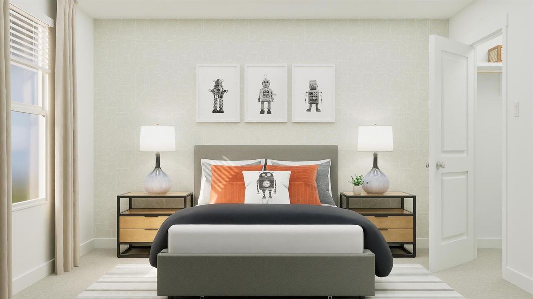 Furnished interior view inside a new home in Binford Creek, Waller (Image 13).