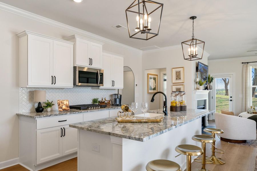 Furnished interior view inside a new home in , Summerville (Image 8).