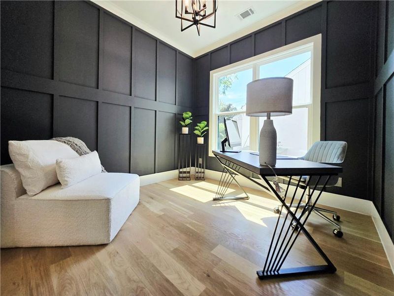 Furnished interior view inside a new home in , Atlanta (Image 15).