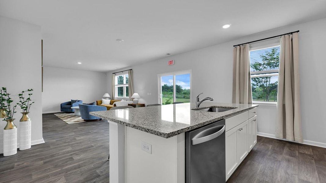Furnished interior view inside a new home in The Ranch, Holly Hill (Image 31). Furnished interior view inside a new home in The Ranch, Holly Hill (Image 31).