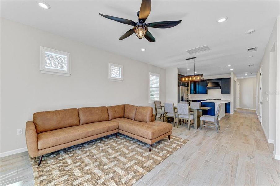 Furnished interior view inside a new home in BeachWalk by Manasota Key, Englewood (Image 5). Furnished interior view inside a new home in BeachWalk by Manasota Key, Englewood (Image 5).