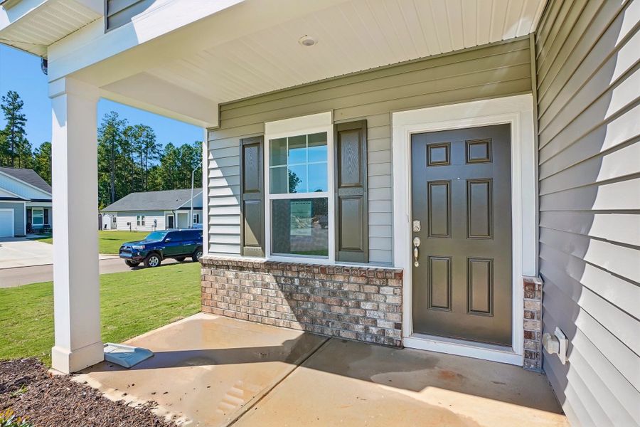 Exterior  -Tones and clean lines feel quietly inviting.