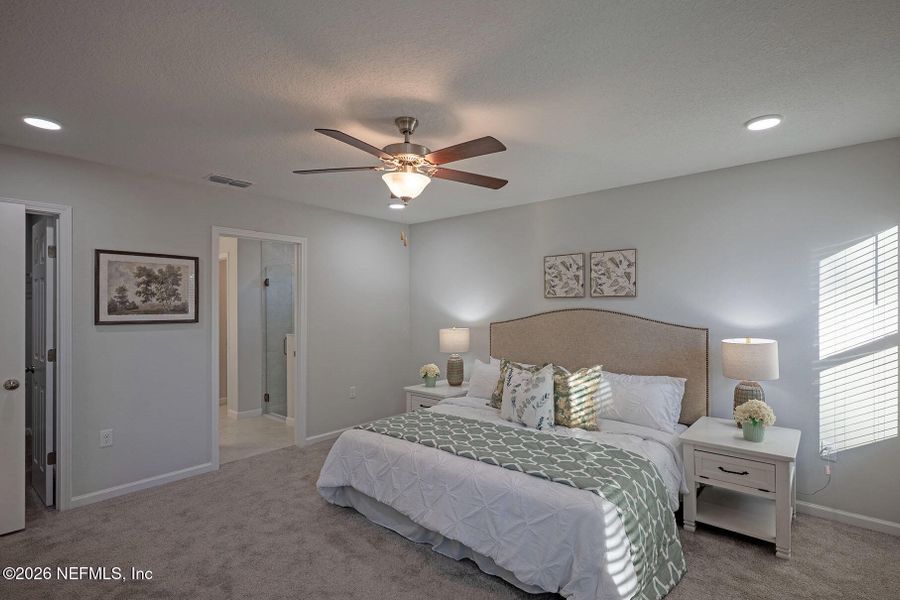 Furnished interior view inside a new home in , Jacksonville (Image 14). Furnished interior view inside a new home in , Jacksonville (Image 14).