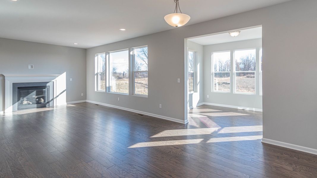 Representative unfurnished interior of a home built from the The Winslow by Norfolk Homes in Valleys, Jackson (Image 55).