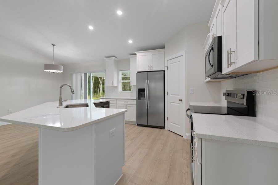 Furnished interior view inside a new home in , Citrus Springs (Image 8).