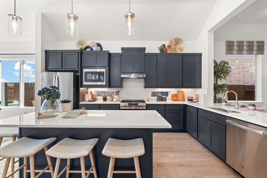Furnished interior view inside a new home in Brookewater, Rosenberg (Image 30).
