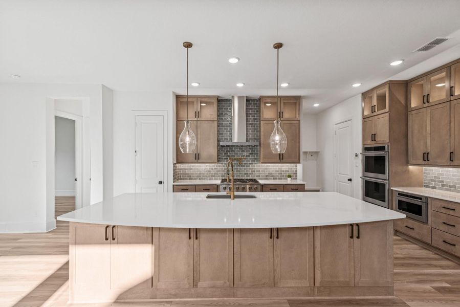 Furnished interior view inside a new home in The Meadows at Imperial Oaks, Conroe (Image 7).