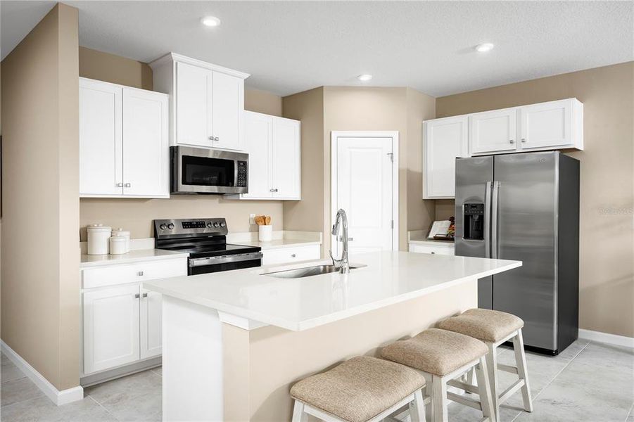 Furnished interior view inside a new home in Vista Trace, Belleview (Image 4).