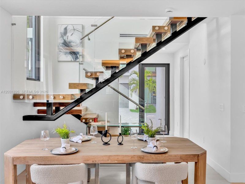Furnished interior view inside a new home in , Dania Beach (Image 77).