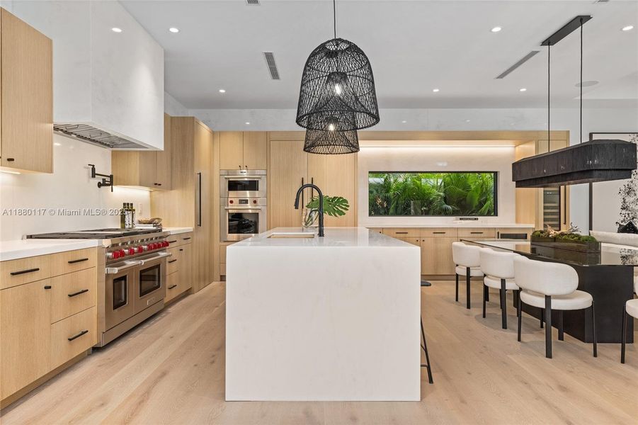 Furnished interior view inside a new home in , Miami (Image 74).