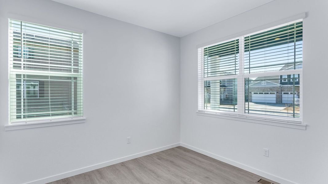 Representative unfurnished interior of a home built from the Calhan by D.R. Horton in Vantage, Berthoud (Image 13).