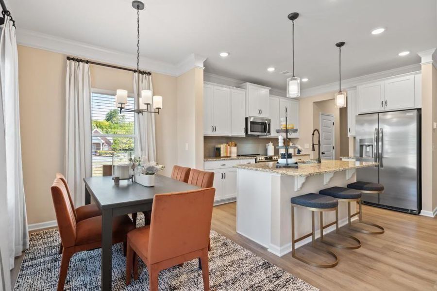 Furnished interior view inside a new home in Franklin Manor, Lawrenceville (Image 3).