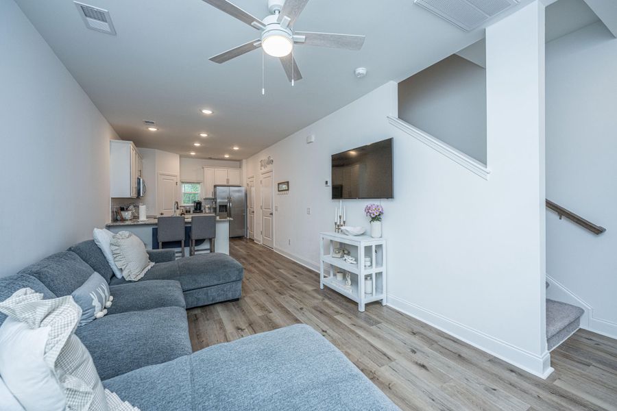 Furnished interior view inside a new home in , Charleston (Image 19).