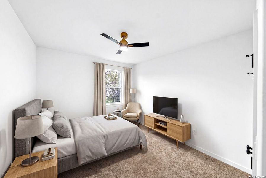 Furnished interior view inside a new home in , San Antonio (Image 6).