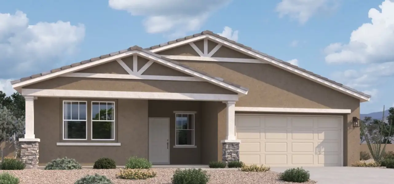 Exterior elevation rendering Exterior elevation rendering