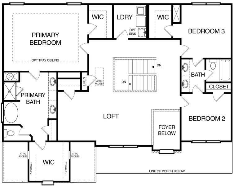 2D floor plan layout of this home in Woodland Hills, Loganville, GA (Image 3). 2D floor plan layout of this home in Woodland Hills, Loganville, GA (Image 3).