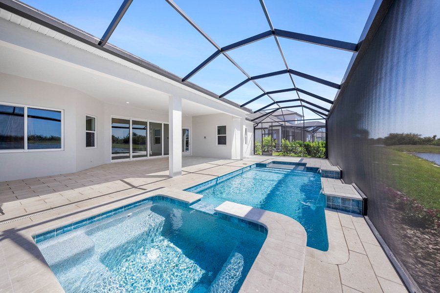 Representative exterior details of a home built from the Weatherly by Homes by Towne in Palmera at Wellen Park, Venice (Image 3).