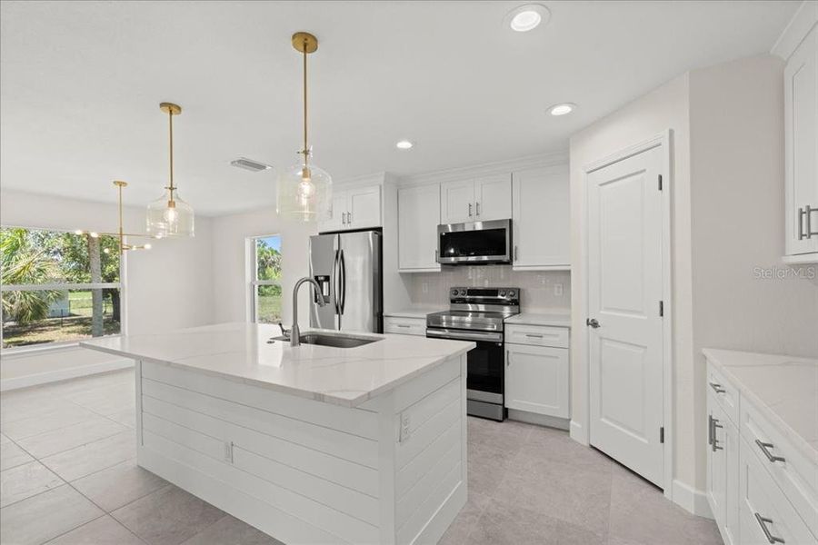 Furnished interior view inside a new home in , Englewood (Image 12).
