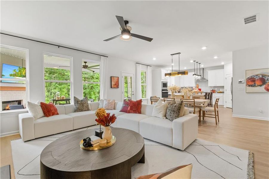 Furnished interior view inside a new home in Everson, Snellville (Image 36).
