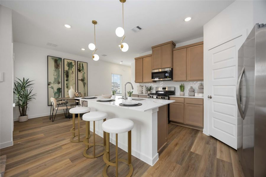 Furnished interior view inside a new home in Pinehaven, Houston (Image 6).