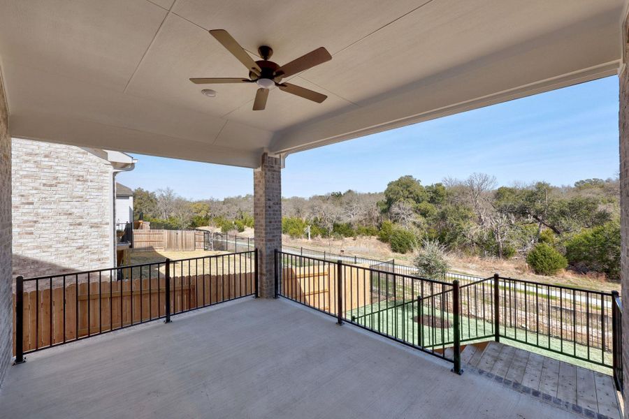 Exterior details and patio area of a home in Nolina, Georgetown (Image 22). Exterior details and patio area of a home in Nolina, Georgetown (Image 22).