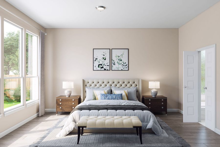 Furnished interior view inside a new home in Trillium, Richmond (Image 16).