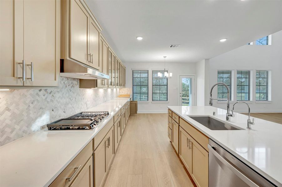 Furnished interior view inside a new home in The Oaks on 6th Street, Magnolia (Image 10).