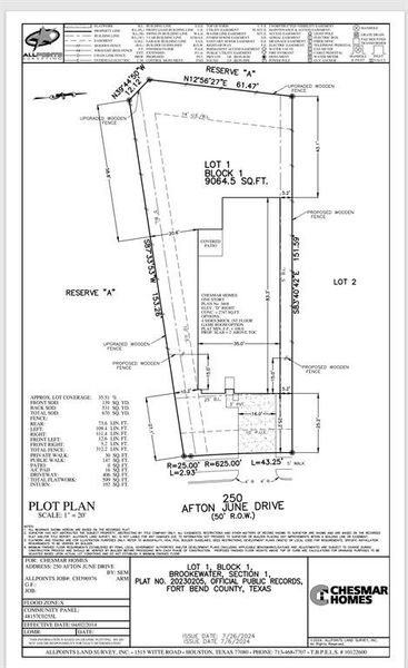 Plot Plan