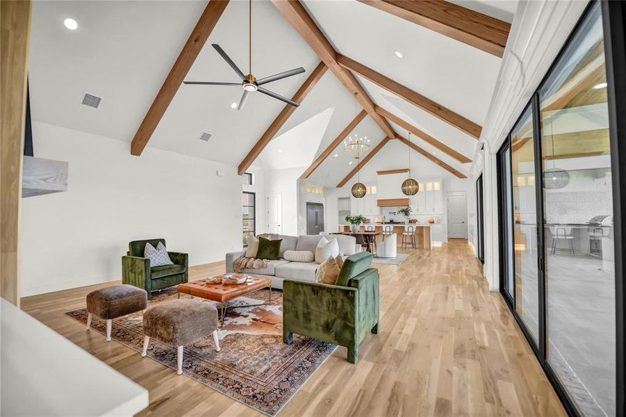 Furnished interior view inside a new home in , Aledo (Image 28).