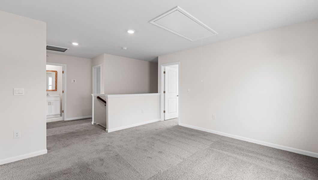 Representative unfurnished interior of a home built from the BILTMORE by D.R. Horton in Waverly Station, Greenwood (Image 14).