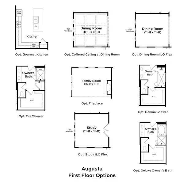 2D floor plan layout for the Augusta by DRB Homes in Iris Meadows, Moore, SC (Image 4). 2D floor plan layout for the Augusta by DRB Homes in Iris Meadows, Moore, SC (Image 4).