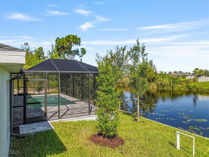 Front exterior of a new home in Cape Coral, Cape Coral, FL, highlighting curb appeal (Image 20).