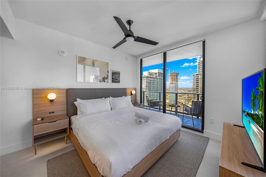 Furnished interior view inside a new home in , Miami (Image 23).