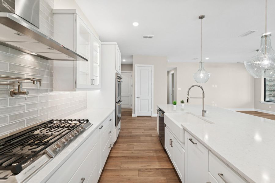Furnished interior view inside a new home in The Meadows at Imperial Oaks, Conroe (Image 3).