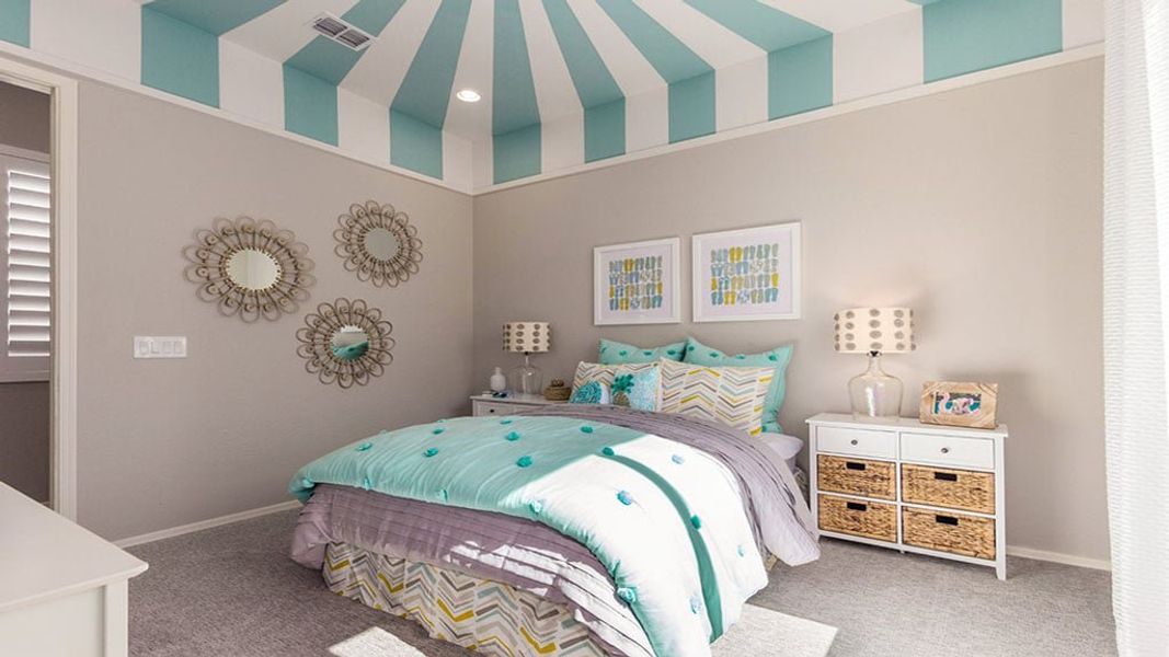 Representative furnished interior of a home built from the 50R3 by Taylor Morrison in Ravenna at Rancho Mercado, Surprise (Image 18).