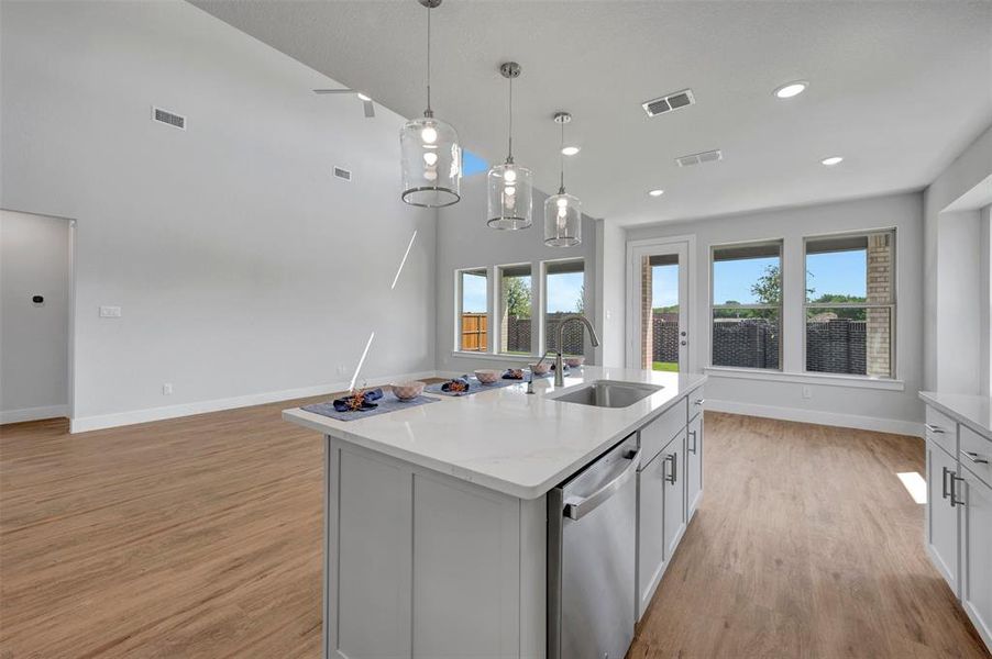 Furnished interior view inside a new home in Aster Park, McKinney (Image 9).