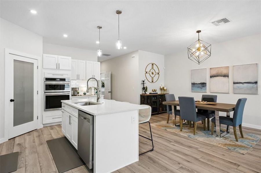 Furnished interior view inside a new home in , St. Petersburg (Image 9).