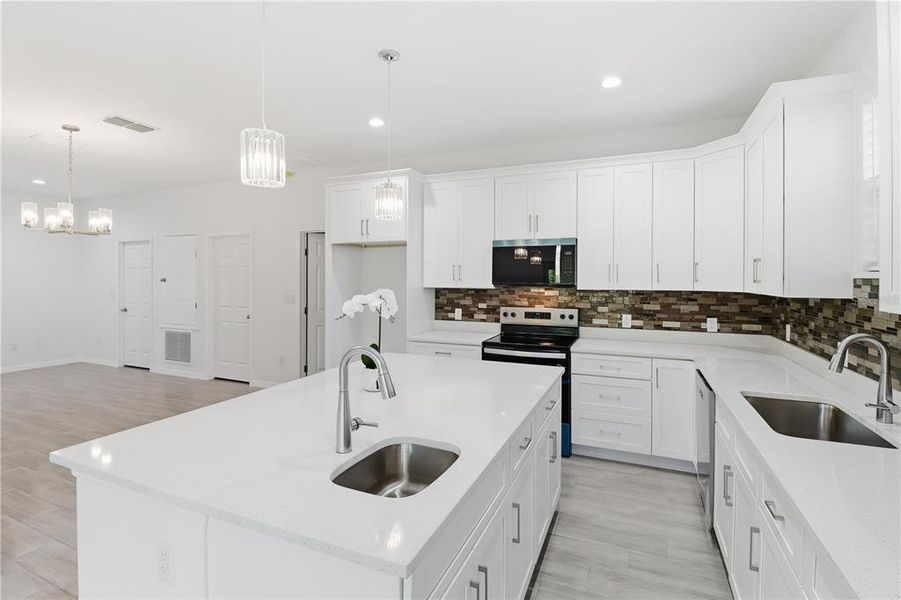 Furnished interior view inside a new home in , Inverness (Image 10).