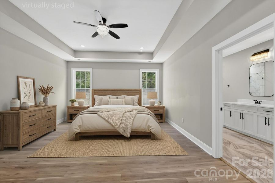 Furnished interior view inside a new home in , Lenoir (Image 29).